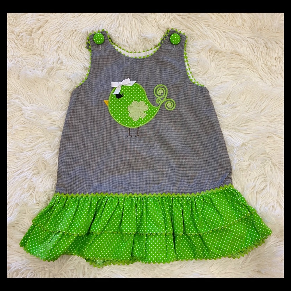 24 month girl Stelly Belly dress with bird detail. PERFECT CONDITION